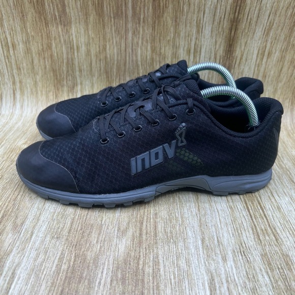 Inov-8 F-Lite 195 V2 Men\'s Size 9.5‎ Black Gray Shoes Sneakers Athletic Low Top